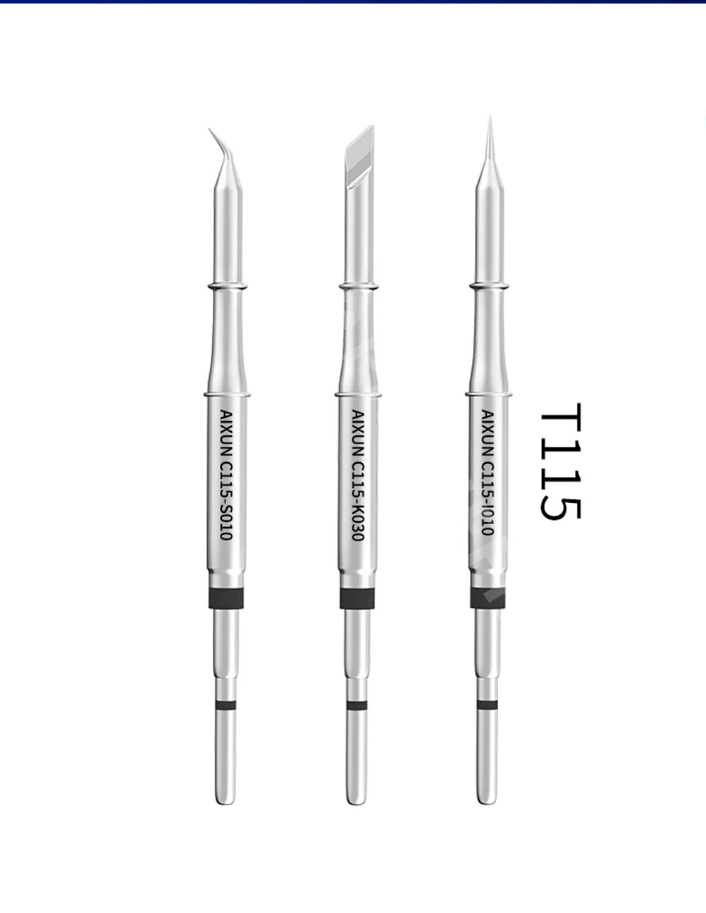 JCID AIXUN T3B Tips C115-I010 (Conical Straight) C115-K030 (Knife) C115-S010 (Conical Bent)