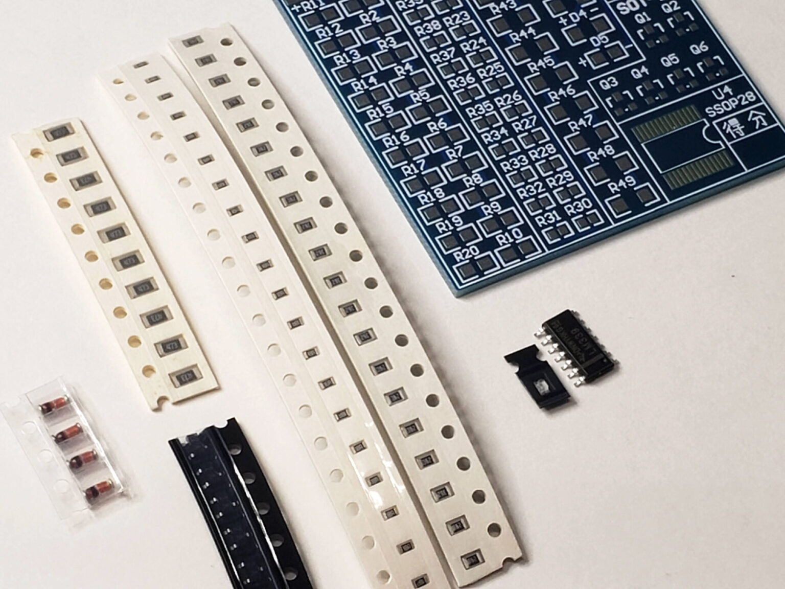 Micro soldering training Practice Board and SMD components NorthridgeFix