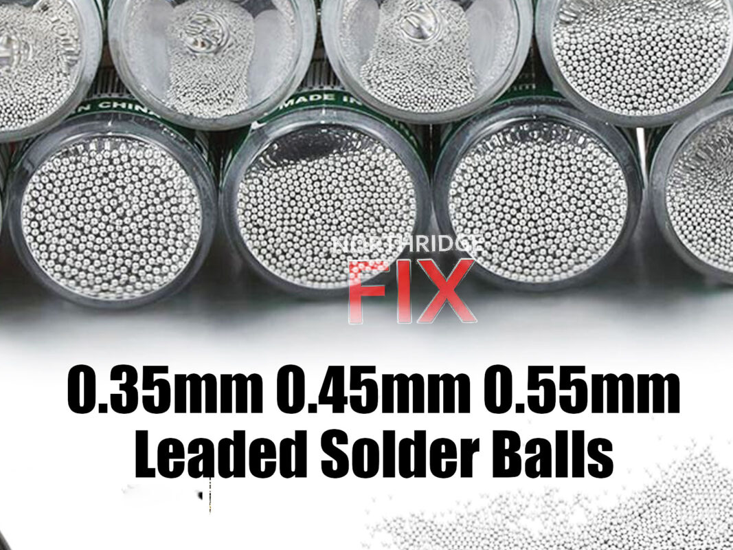 25,000 Leaded Solder balls for BGA Reballing Choose from 0.35mm, 0.45mm