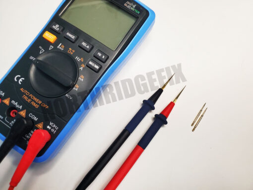 NF.Probes NorthridgeFix Multimeter Probes are 4 feet long and come with two sets of extra-sharp, precision changeable needles